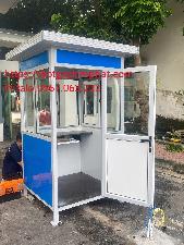 Bốt Bảo Vệ Khung Thép Vách Panel.KT 1,2m*1,2M*2,45m