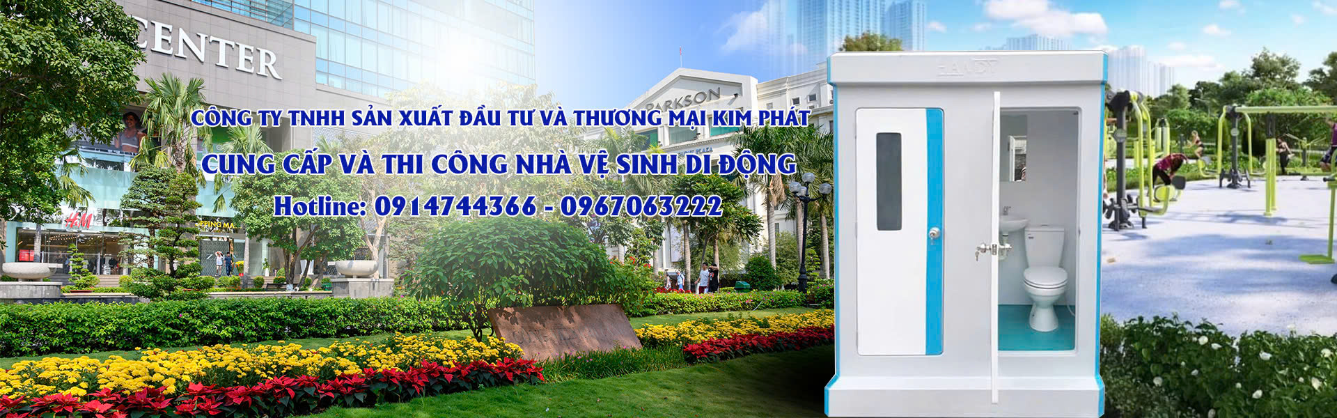 Sản xuất thi công nhà vệ sinh di động